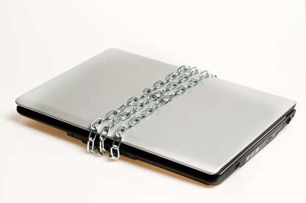 Laptop locked — Stock Photo, Image