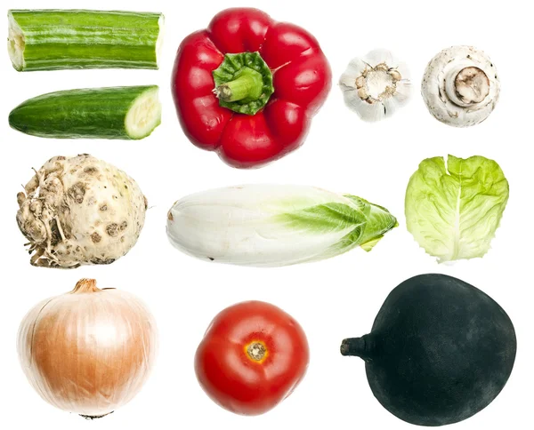 Koláž ze zeleniny — Stock fotografie