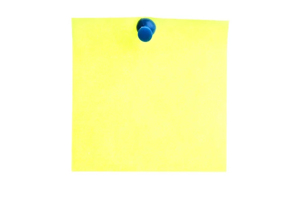 stock image Empty yellow post it