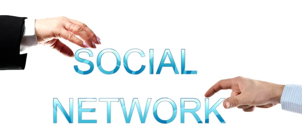 Social network words — Stock Photo, Image