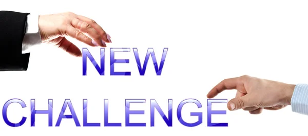 Yeni challenge kelimeler — Stok fotoğraf