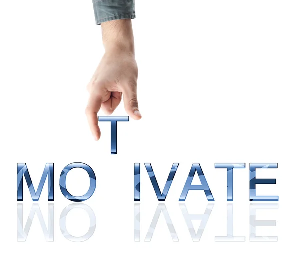 Motivate word — Stock Photo, Image