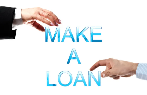 Make a loan words — Stock Photo, Image