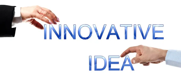 Innovative idea words — Stock Photo, Image
