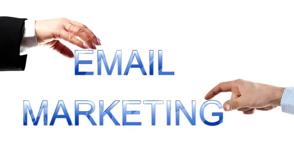 E-mail marketing szavakat — Stock Fotó