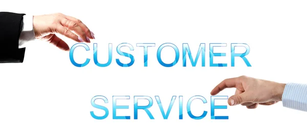 Parole del servizio clienti — Foto Stock