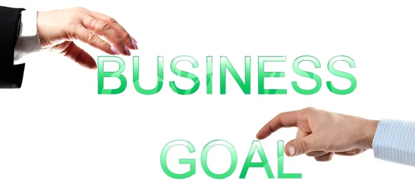 Business mål ord — Stockfoto
