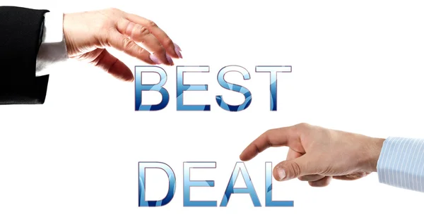 Best deal words — Stock Photo, Image