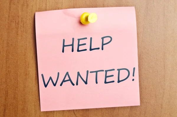 Help wanted — Stock Photo, Image