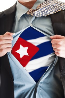 Küba bayrağı gömlek