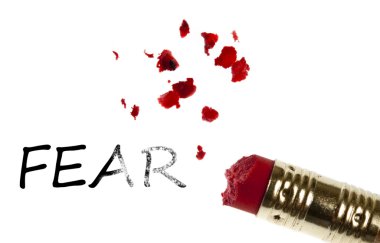 Fear word clipart