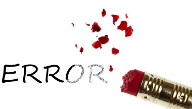 Error word clipart