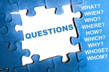 Questions puzzle clipart