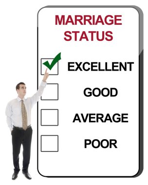 Marriage status clipart