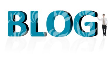 Blog word ve iş adamı