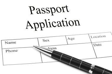 Passport Application clipart