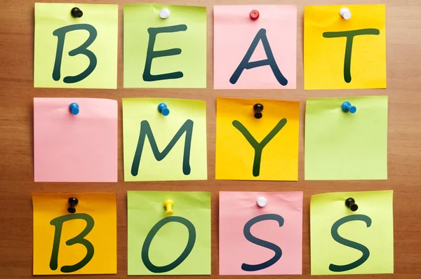 Beat my boss — Stock Photo, Image