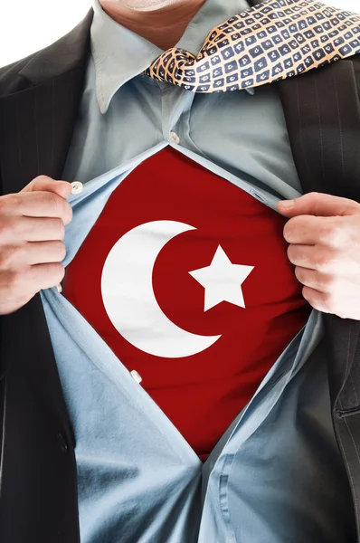 シャツにトルコの旗 — ストック写真