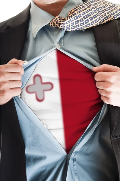 stock image Malta flag on shirt