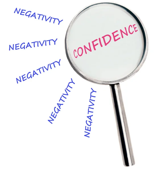Negatività e fiducia — Foto Stock