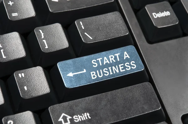 Start a business key — Stock Photo, Image
