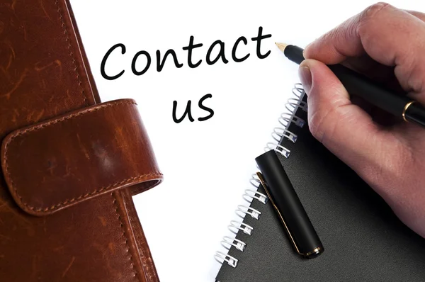 Contact us message — Stock Photo, Image