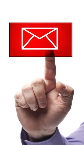 Mail button — Stock Photo, Image