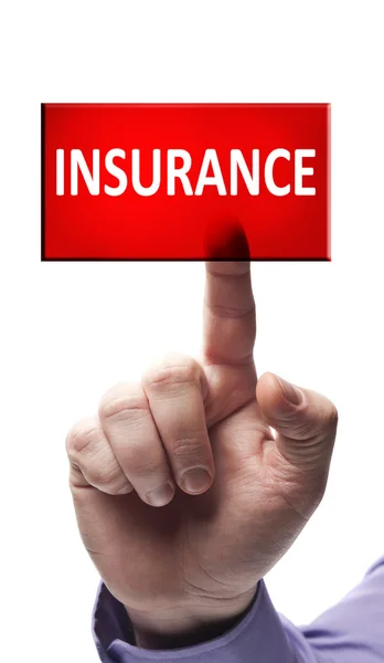Insurance button — Stock Photo, Image