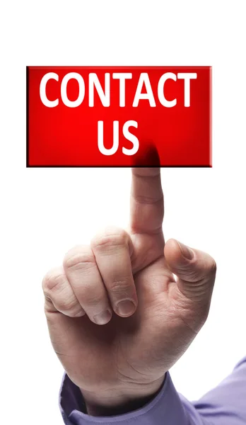 Contact us button — Stock Photo, Image
