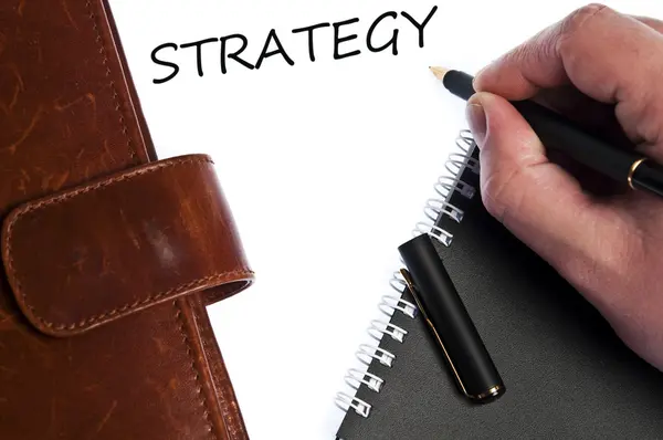Strategi meddelande — Stockfoto