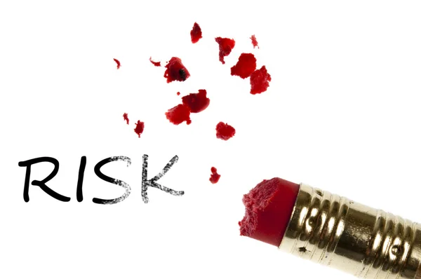 Palavra de risco — Fotografia de Stock