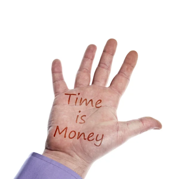Время деньги. — стоковое фото