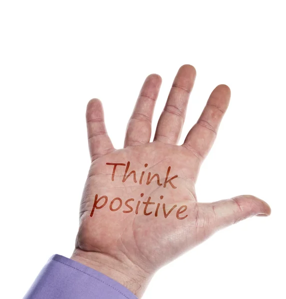 Piensa positivamente — Foto de Stock