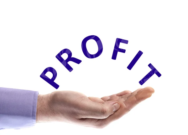 Parola di profitto — Foto Stock
