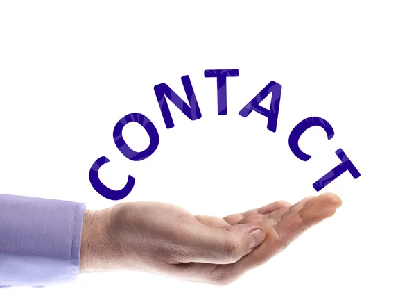 Contact word — Stock Photo, Image