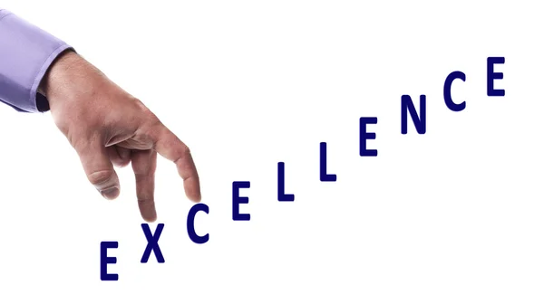 Excellence word — Stock Photo, Image