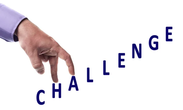 Kihívás szót — Stock Fotó