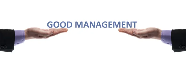 Buen mensaje de gestión — Foto de Stock