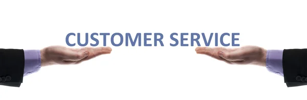 Mensaje de servicio al cliente — Foto de Stock