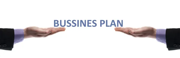 Businessplan-Botschaft — Stockfoto