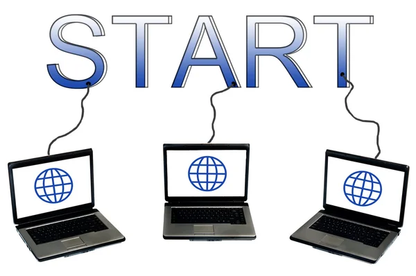 Start word — Stock Photo, Image