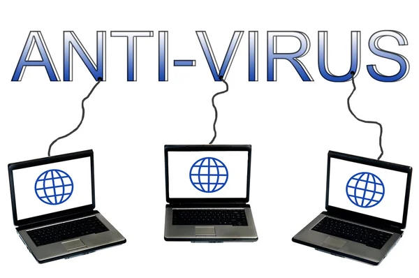 Anti-Virus-Wort — Stockfoto