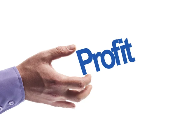 Parola di profitto — Foto Stock