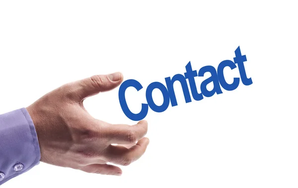 Contact word — Stock Photo, Image