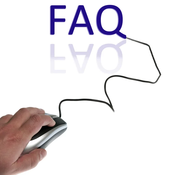 Λέξη FAQ — Φωτογραφία Αρχείου