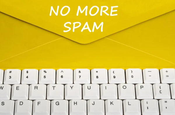 Daha fazla spam ileti yok — Stok fotoğraf