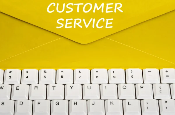 Messaggio del servizio clienti — Foto Stock