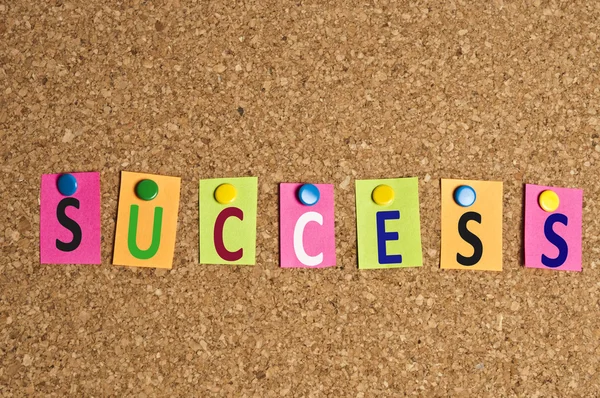 Palabra de éxito — Foto de Stock