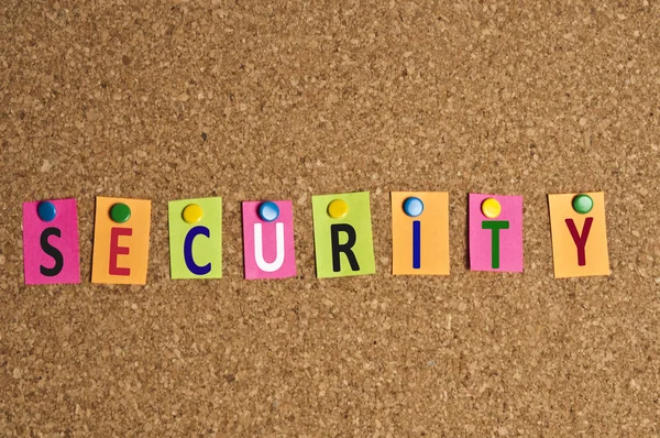 Security word — Stock Photo, Image
