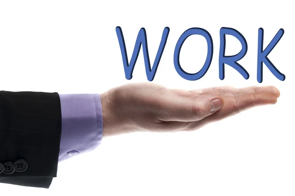 Arbete word — Stockfoto